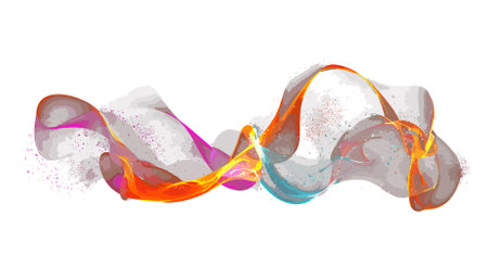 Abstract watercolor background. Colorful vector illustration for your design.の写真素材