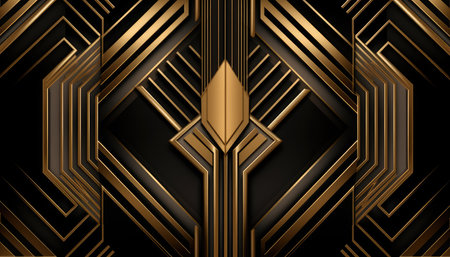 Luxury black and gold background. Vector illustration. Eps10の写真素材