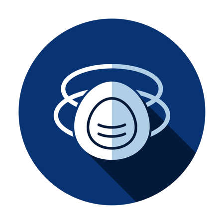 n95 mask flat design iconのイラスト素材