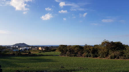 natural scenery of Jeju Island in Korea.