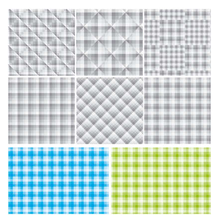 checkered gray vector patternのイラスト素材