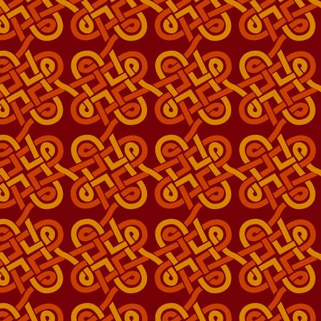 celtic knot seamless patternのイラスト素材