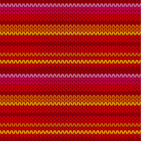 red color concept sweater pattern with stripeのイラスト素材