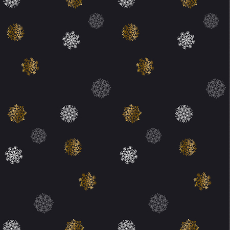 Christmas backdrop. Winter pattern. Season vector illustration. elegant fancy light Snowflake motif. Flake of snow seamless pattern. Snow geometry background. Xmas background.のイラスト素材