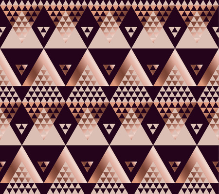 tribal traditional repeatable motif in art deco luxury style. seamless ornament vector illustration.のイラスト素材