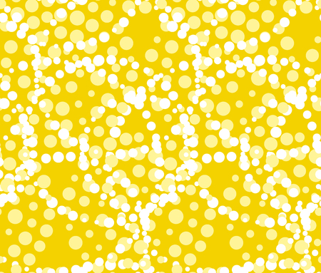 Sunlight flare concept summer seamless pattern. Modern dynamic abstract repeatable motif in summer sunny color. Vector illustration for surface design, fabric, wrapping paper, background.のイラスト素材