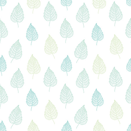 pastel color leaf vector illustrationのイラスト素材