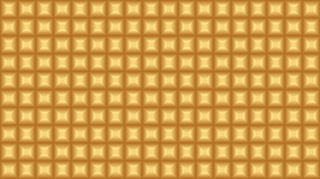A gold chocolate vector seamless pattern for surface design. geometric yellow square shape repeatable motif for background.のイラスト素材