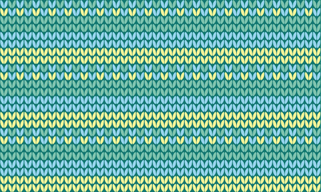 Simple concept knitted seamless pattern in summer colors. Repeatable motif for surface design, background, card, header, web and print projects.のイラスト素材