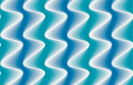 abstract blue water wave seamless pattern for surface design. geometry concept vector illustration for fabric, wrapping paper, backgroundのイラスト素材
