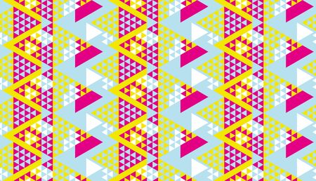 Bright fun geometry pattern for surface design.