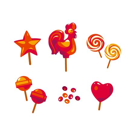 candy lollipop vector illustrationのイラスト素材