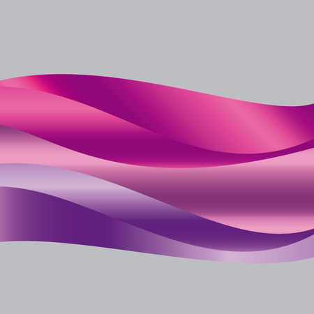 abstract  gradient wave background for web and print. vector illustration for surface design. fluent water luxury pink color element.のイラスト素材