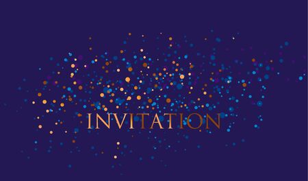 Night absract decorative stars pattern for invitation, banner, header, surface print and web designのイラスト素材