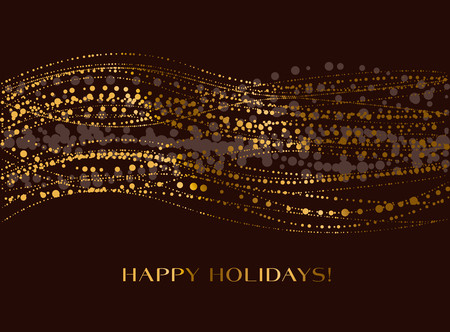 Christmas decorative snow wave on black surface design.のイラスト素材