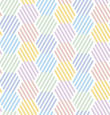 Simple pale color geometric seamless pattern for background, wrapping paper, fabric. Abstract summer style repeatable motif for surface designのイラスト素材