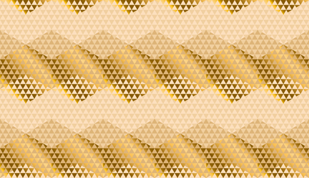 Beige color geometric textured seamless pattern for background, wrapping paper, fabric, surface design. Pastel classic repeatable motif in Italian style.のイラスト素材