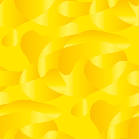 Abstract yellow creative fluid seamless pattern for background, wrapping paper, fabric, surface design
Dynamic 3D shapes light sunny background.のイラスト素材