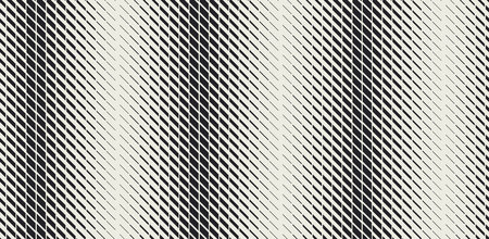 Abstract geometric degrade seamless pattern. Repeatable border motif with small geometry shapes with...
