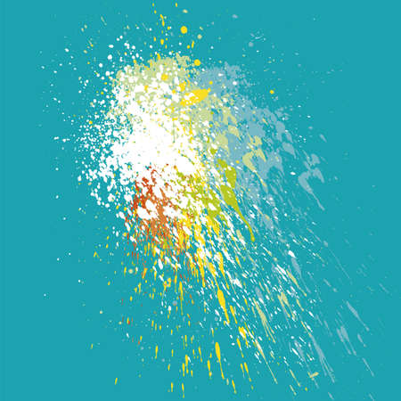 Color paint splatter vector for card, header, invitation, poster, social media, post publication....