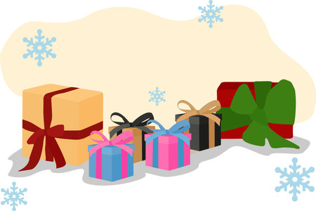 Vector gift for christmasのイラスト素材