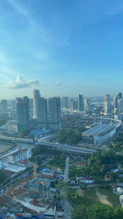 Beautiful view of condominium in Johor Malaysiaの写真素材