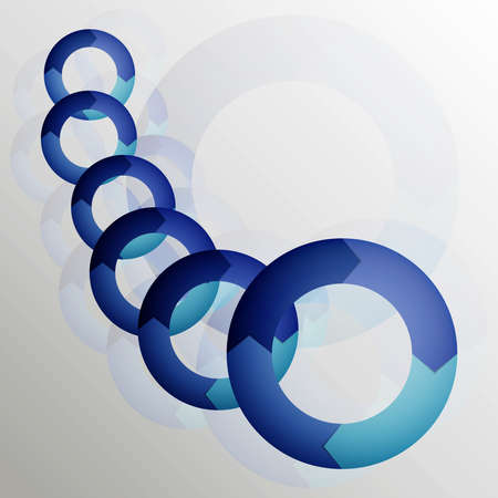Blue clean vector abstract circle modern design backgroundのイラスト素材
