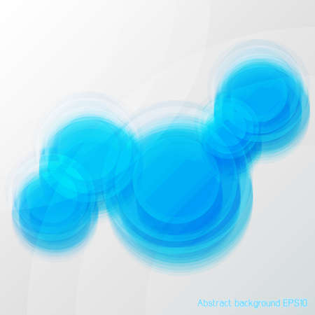Blue vector abstract blur glass backgroundのイラスト素材