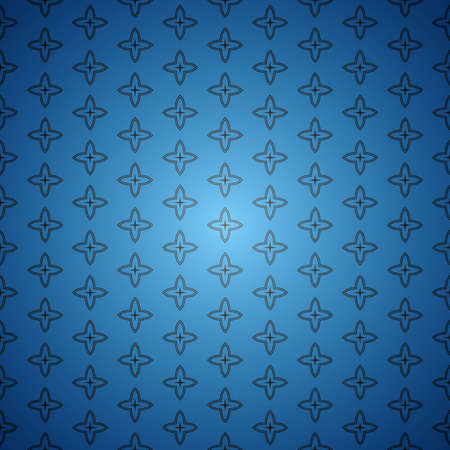 Blue seamless abstract vector vintage background patternのイラスト素材