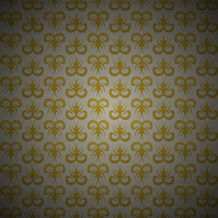 Yellow vector abstract vintage background pattern のイラスト素材