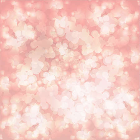 Clean light red color bokeh backgroundのイラスト素材