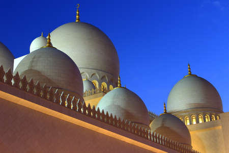 Domes- Sheikh zayed mosqueの写真素材