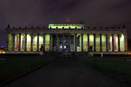 Altes Museum Old Museum located on Museum Island in Berlin Germanyのeditorial素材