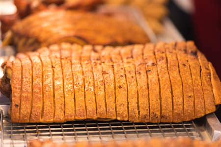 Grilled pork , Thai food. Close-upの写真素材