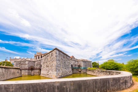 Castillo de la Real Fuerza, Havana, Cuba. Copy space for textの写真素材