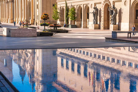 View of the building of the City Hallの写真素材