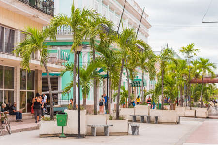 CUBA, HAVANA - MAY 5, 2017:View of the city building. Copy space for textのeditorial素材