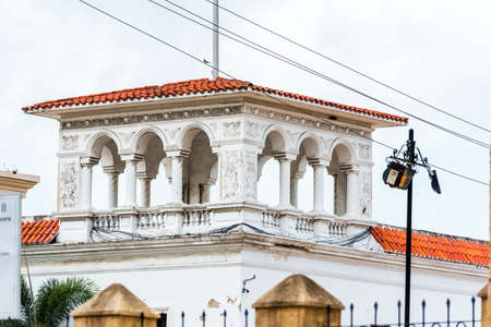 View of the historic building in Santo Domingo, Dominican Republic.