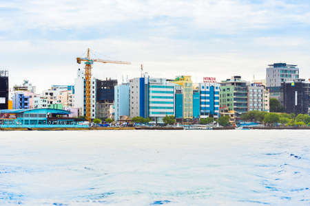 MALE, MALDIVES - NOVEMBER 18, 2016: View of the city of Male -のeditorial素材