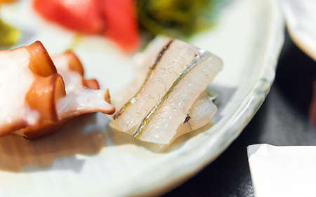 Sashimi set - Japanese food, Tokyo, Japan. Close-upの写真素材