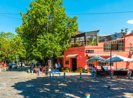 BUENOS AIRES, ARGENTINA - DECEMBER 25, 2017: View of the building in the city centerのeditorial素材