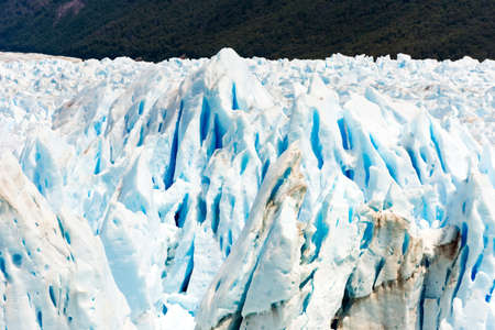 View of the Perito Moreno Glacier, Patagonia, Argentina. With selective focus