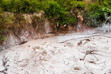 Hot Springs in Te Puia, Rotorua in New Zealand on the North Island