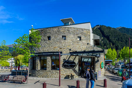 QUEENSTOWN, NEW ZEALAND - OCTOBER 10, 2018: Cafe