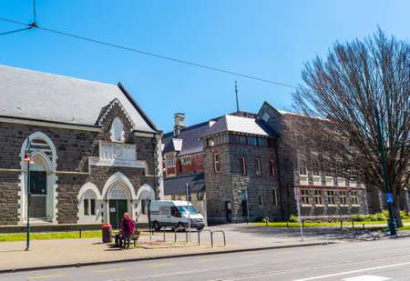 CHRISTCHURCH, NEW ZEALAND - OCTOBER 18, 2018: Lecture theater building