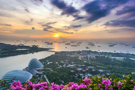SINGAPORE - NOVEMBER 11, 2018: Futuristic Parkのeditorial素材