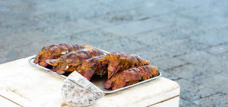 Scyllarides latus, Galapagos Island, Santa Cruz Island- Port Ayora. With selective focusの写真素材