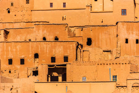 Ksara (fortified dwellings) in Ait-Ben-Haddou, Moroccoの写真素材