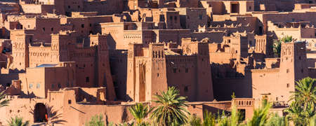 Ksara (fortified dwellings) in Ait-Ben-Haddou, Moroccoのeditorial素材