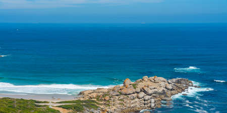Llandudno with the famous Nude Beach near the City of Cape Town in South Africa.の写真素材